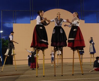 Spectacle Biscarrosse Plage fronton